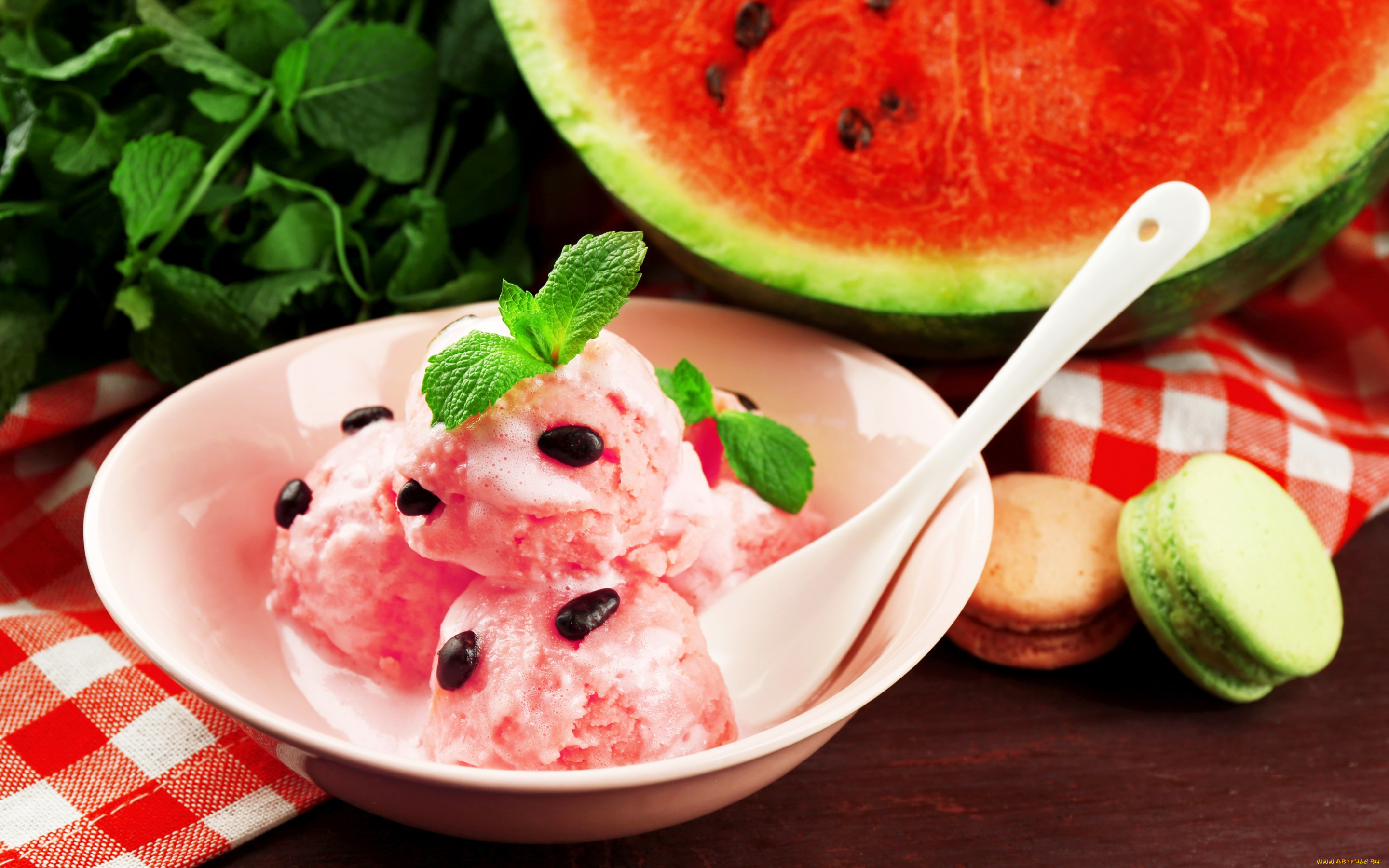 , ,  , watermelon, ice, cream, , , , , sweets